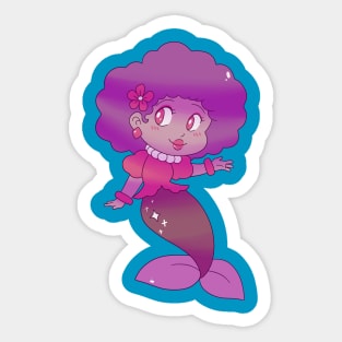 Little Purple Mermaid Sticker